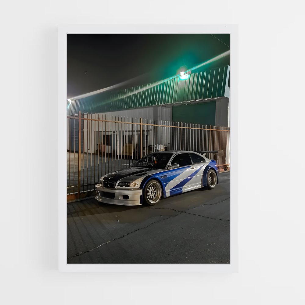 Poster Urban Drift – affiche BMW (vue 3)